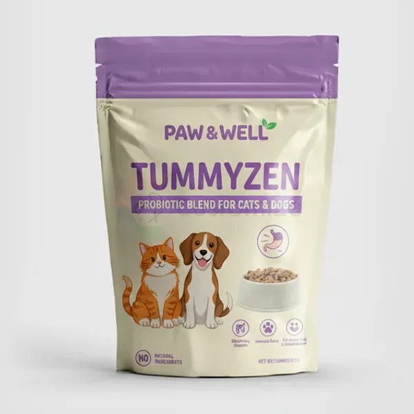 Custom Printed Pet Supplements Packaging