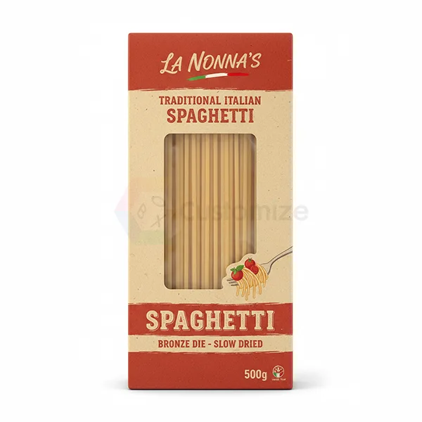 Custom Printed Spaghetti Packaging