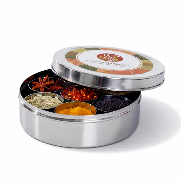 Custom Printed Spices Tin Boxes