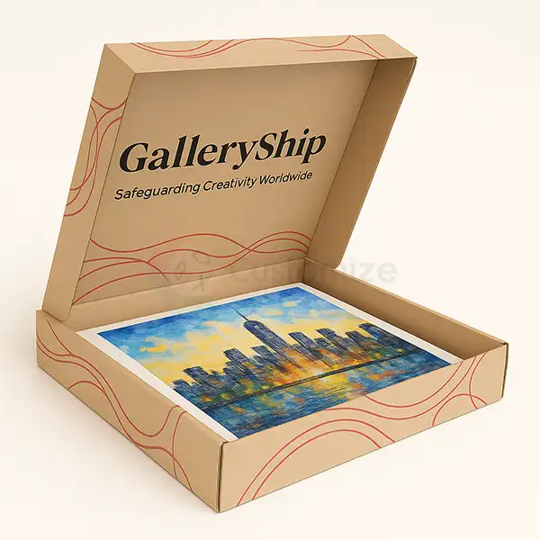 custom shipping boxes for paintings