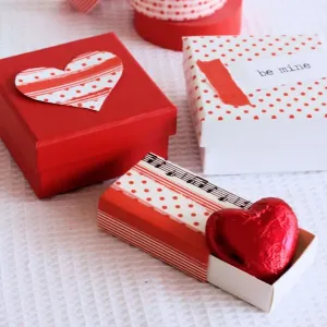 Valentines Chocolate Heart Boxes